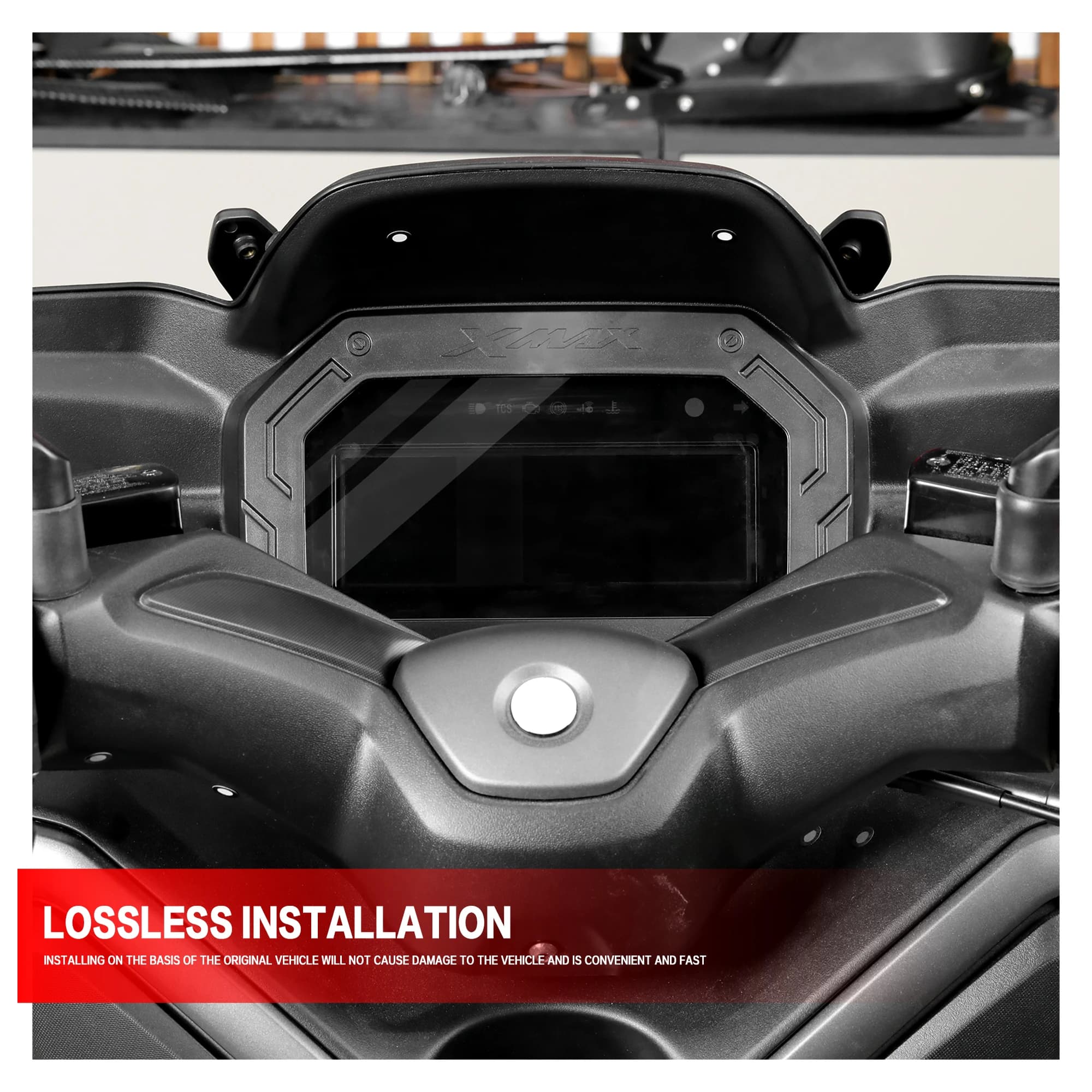 Per XMAX300 XMAX 300 2025 Moto, Protezione Parasole per Schermo Strumentazione e Cruscotto