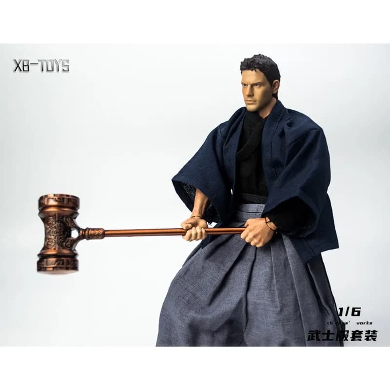 1/6 Bilancia Soldato Maschio Samurai Giapponese Abbigliamento Kimono Costume Martello Modello Misura 12 ''Action Figrue Corpo Bambole Cosplay