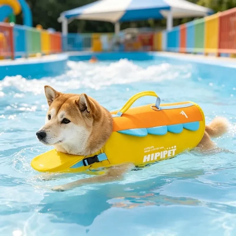 Pet Water Safety Dog Life Vest Super Buoyancy Swimming Jacket For Golden Retriever Small Medium Large Dogs