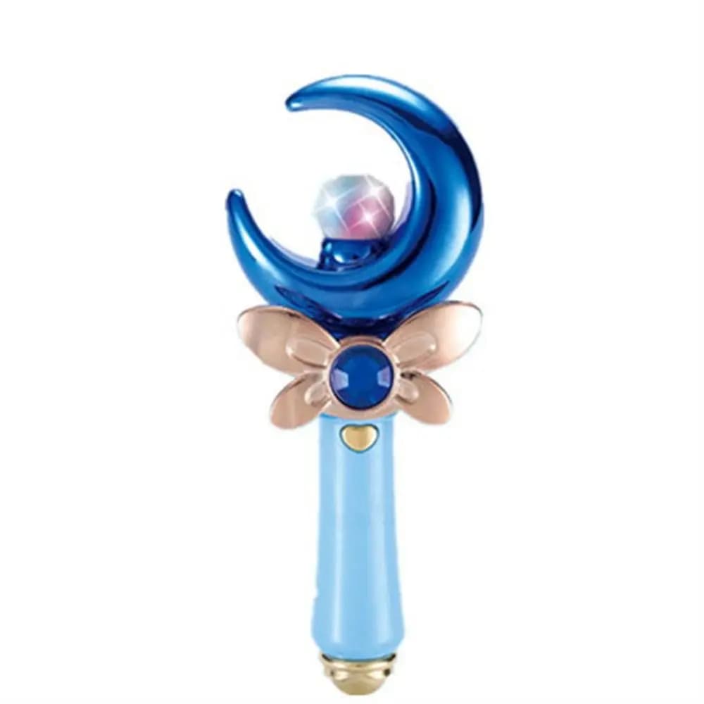 Led Light Girl Magic Wand Sound Effect Princess Wand Moon Fairy Stick Princess Cosplay Light Stick Shine Glow Stick