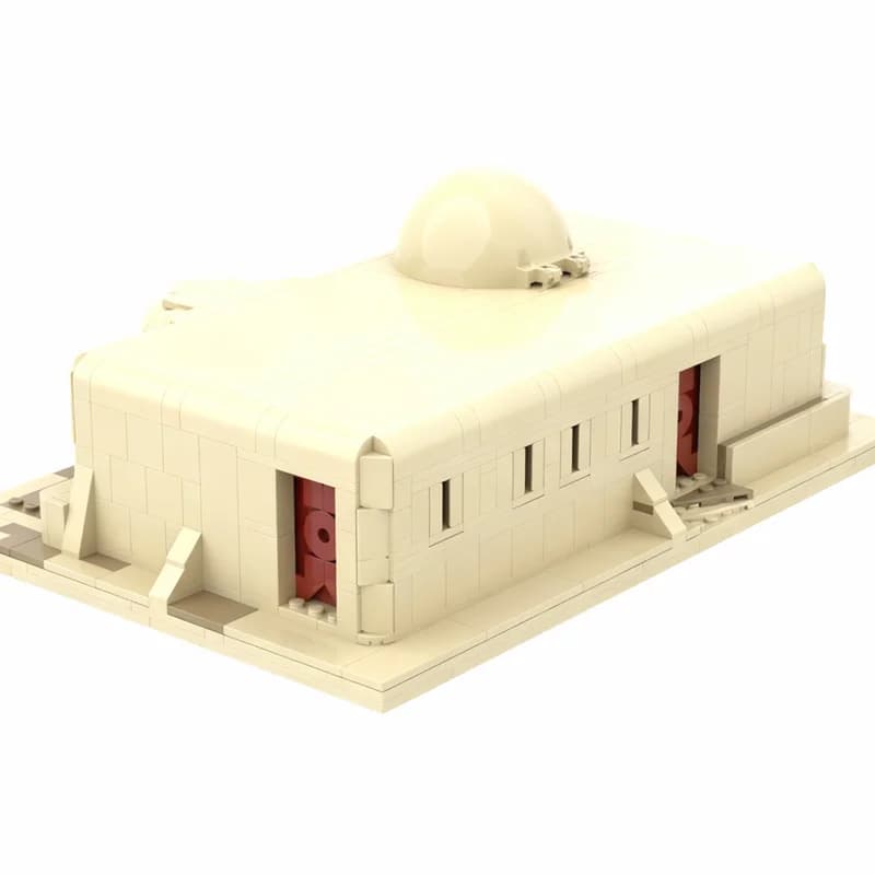 Set di Costruzioni MOC da 904 Pezzi, Modello UCS della Cabina di Obi Wan, Gioco di Costruzione, Regalo di Natale, Idea Creativa Fai-da-Te Educativa