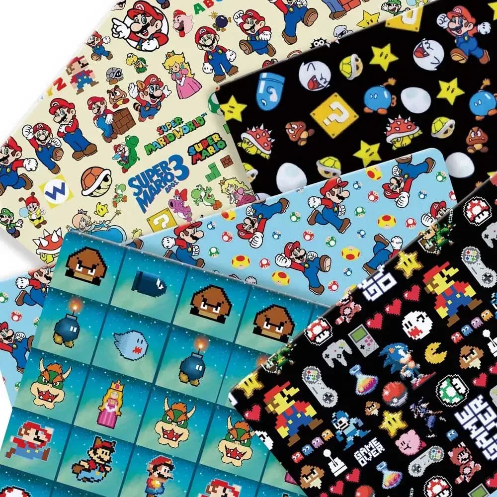 Mario gioco Fabric140 * 50cm Cucito fatto a mano Patchwork Quilting Baby Dress Home Sheet Tessuto stampato Tessuto Cucito Bambini