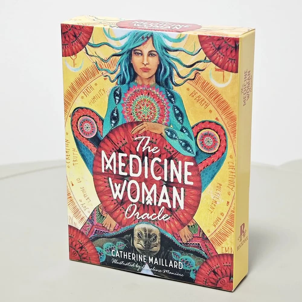 10.4*7.3 cm Medicina Donna Oracolo Scopri Gli Archetypes dei Divini Femminili 49 Pz Carte Oracle