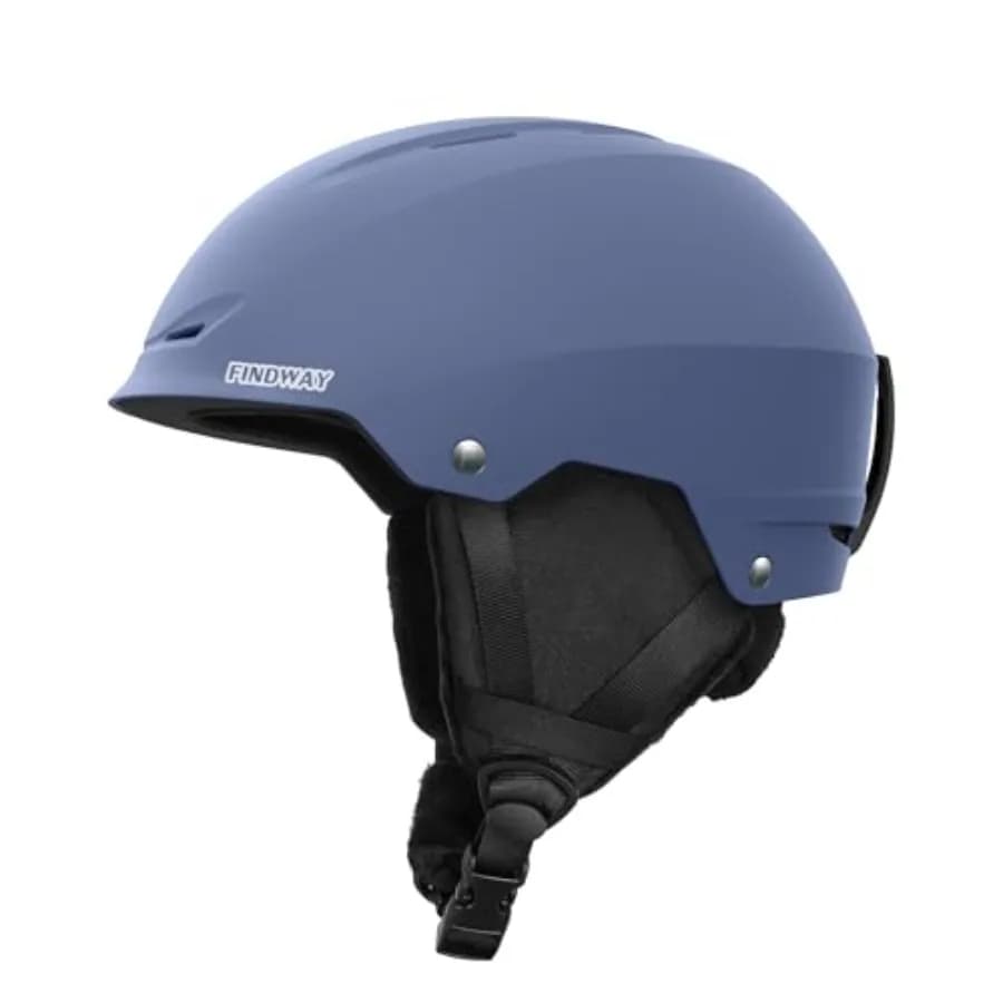 Casco da Sci per Adulti Compatibile con Occhiali: Guscio Esterno in ABS Resistente, Schiuma EPS Avanzata Antiurto, Regolazione con Manopola