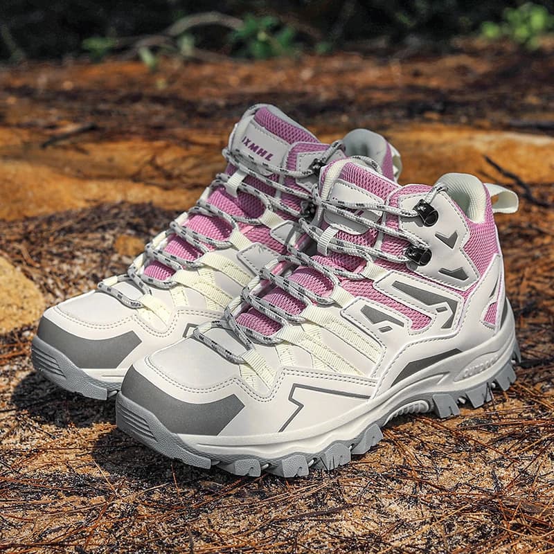 Scarpe da arrampicata da montagna traspiranti da donna Stivali da esterno Scarpe da trekking da donna da uomo Stivali alti unisex Arrampicata impermeabile Nuovo