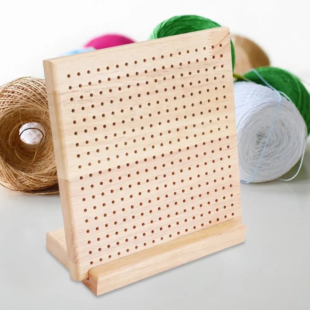 Tavole per bloccare lavori all'uncinetto fai da te, quadrate 10/15/20 cm, tappetino bloccante per maglieria, base in legno riutilizzabile per argilla e ceramica, pannello di supporto per copricuscini