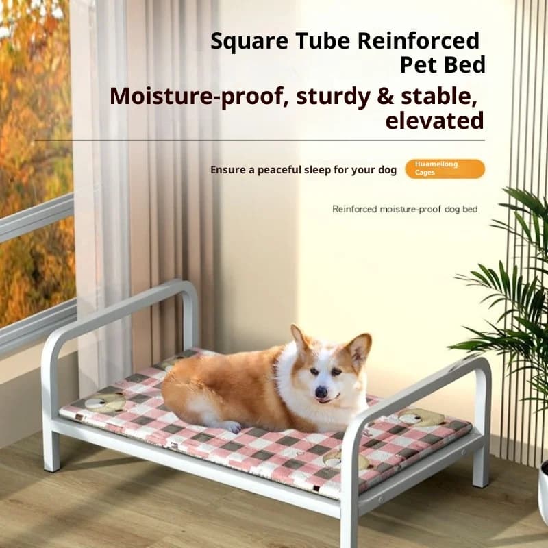 Elevated Dog Bed Cot Cooling Mesh Pet Bed for Small Medium Dogs Corgi Outdoor Indoor Use Pet Accessories Pet Bed Dog Beds