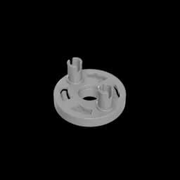 Gobricks GDS-90457 Disco giunto di rotazione con perno e sfera con giunto a doppia rotazione metà compatibile con i mattoncini LEGO 80563