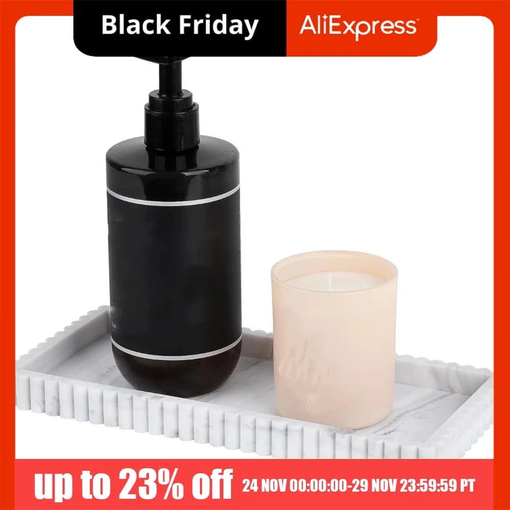 Elegante Vassoio Portacandele in Silicone, Decorazione da Tavolo Ondulata Quadrata, Lavabile, Moderno Portaoggetti, Espositore per Gioielli