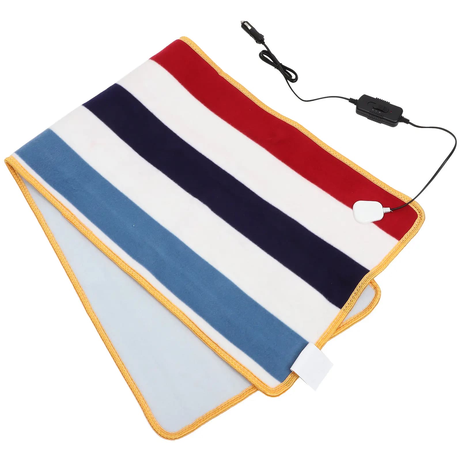 Coperta Riscaldante per Auto 12V, Coperta Elettrica per Veicoli, Si Riscalda Rapidamente, Mantiene il Calore, Portatile e Pieghevole per Bagagliaio e Sedile Posteriore in Inverno