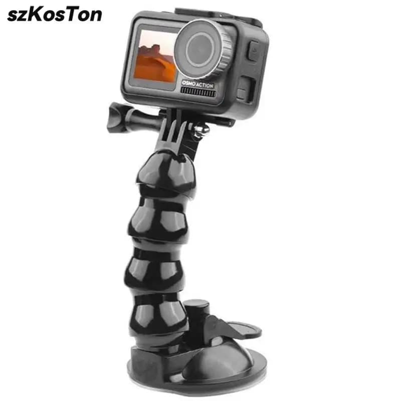 Per Gopro Hero 13 12 11 10 supporto per ventosa in vetro per auto per smartphone per Insta360 X3 X4 GO3 DJI Action 3 4 accessori AKASO