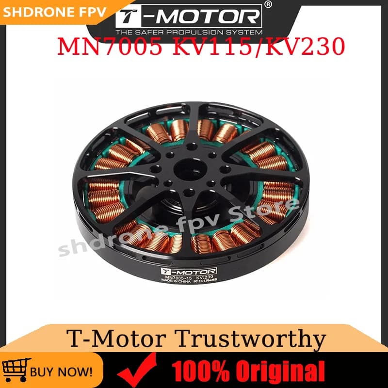 Motore Brushless T-MOTOR MN7005 Antigravity Type 6-12S KV115 KV230 per Droni RC a Lunga Autonomia