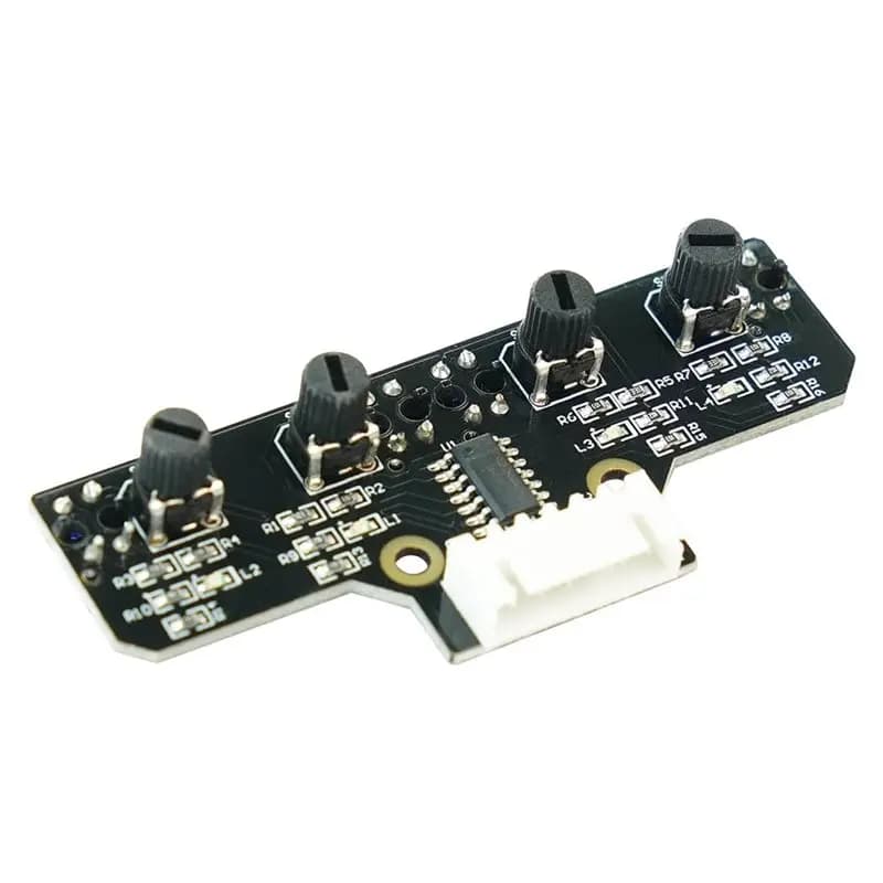 Yahboom 4 Channel Infrared Tracking Sensor Module For Raspberry Pi5/Pi 4B/Jeston Nano/Orin NX/Orin Nano/Microbit Smart Robot Car