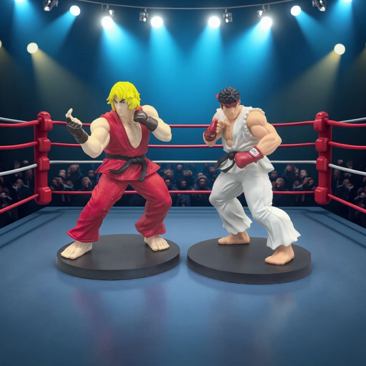 Action Figure Anime Street Fighter da 17CM, Ken Masters Hoshi Ryu in PVC, Giocattoli Kawaii, Decorazione per la Camera, Regalo per Ragazzi