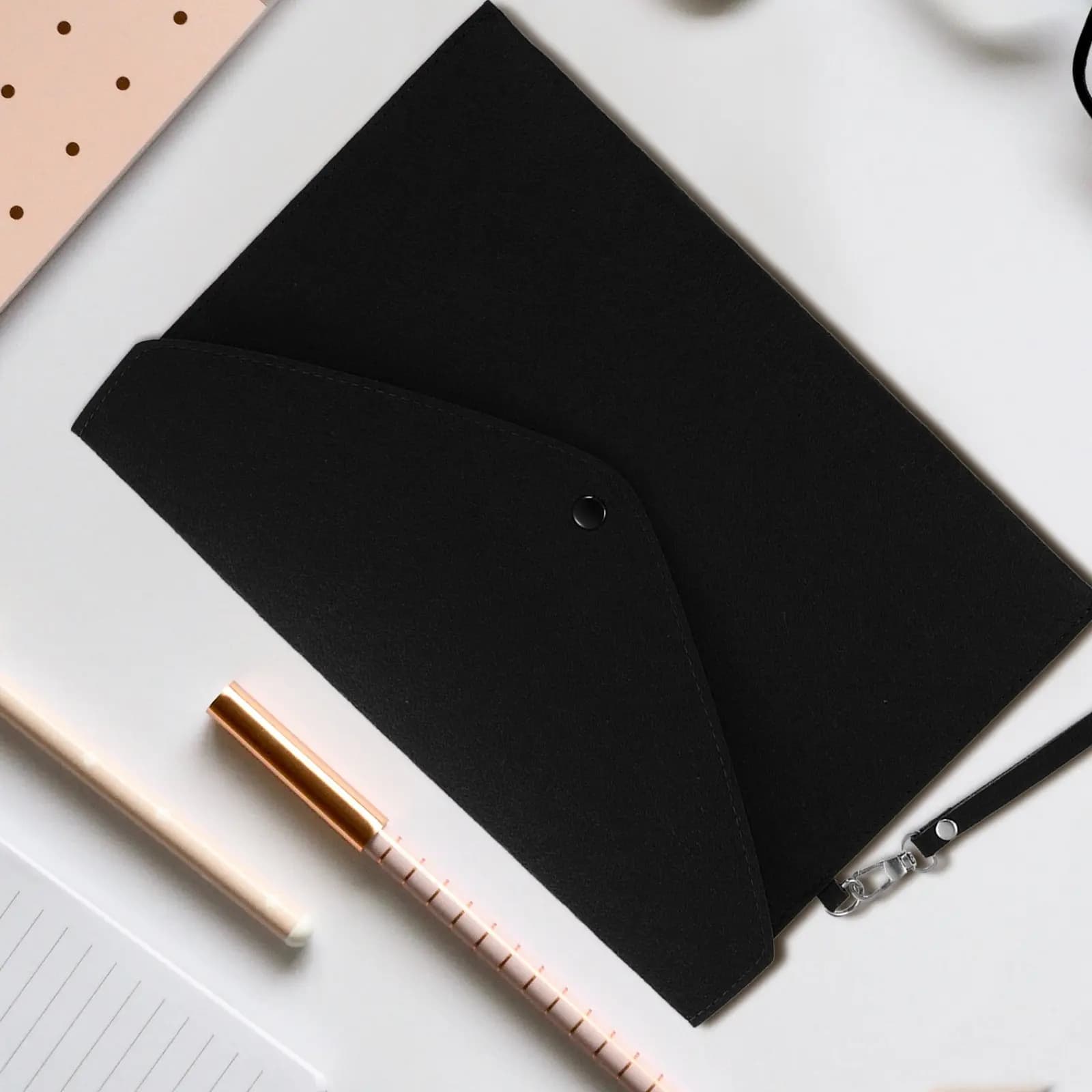 Organizzatore di Documenti in Feltro con Tasche, Porta Documenti e Cartelle