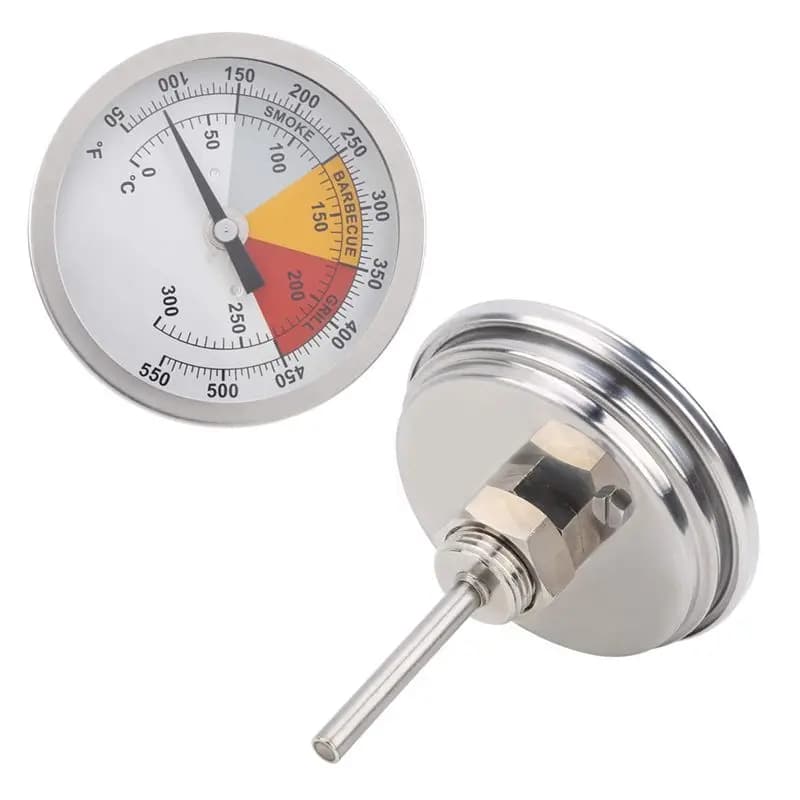 Termometro TAIGH-1/2In per Grill e Affumicatore, IP55, Alta Temperatura, per Uso Domestico, Metallurgia, Barbecue, Chimica