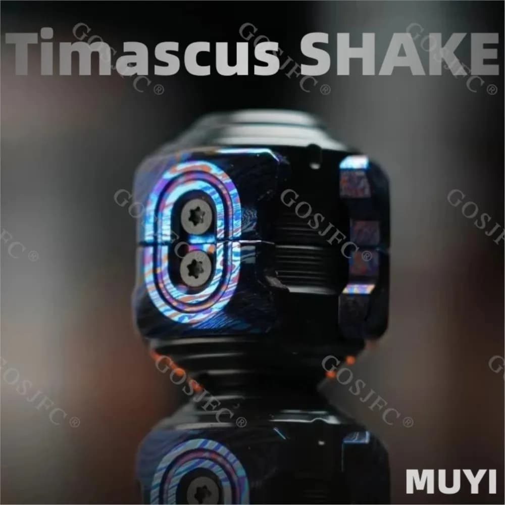 MUYI EDC Timascus Zircuti SHAKE Coltello Perline EDC Maglev Edizione limitata Fidget Spinner Fidget Toys