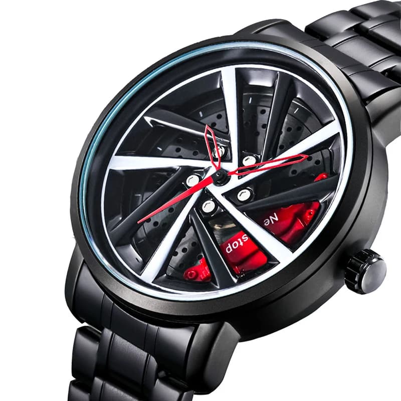 UTHAI Men's Watch Fashion Trend Hollow Wheel Rotating Waterproof Watch Business Leisure Quartz Watch watches for man CQ324
