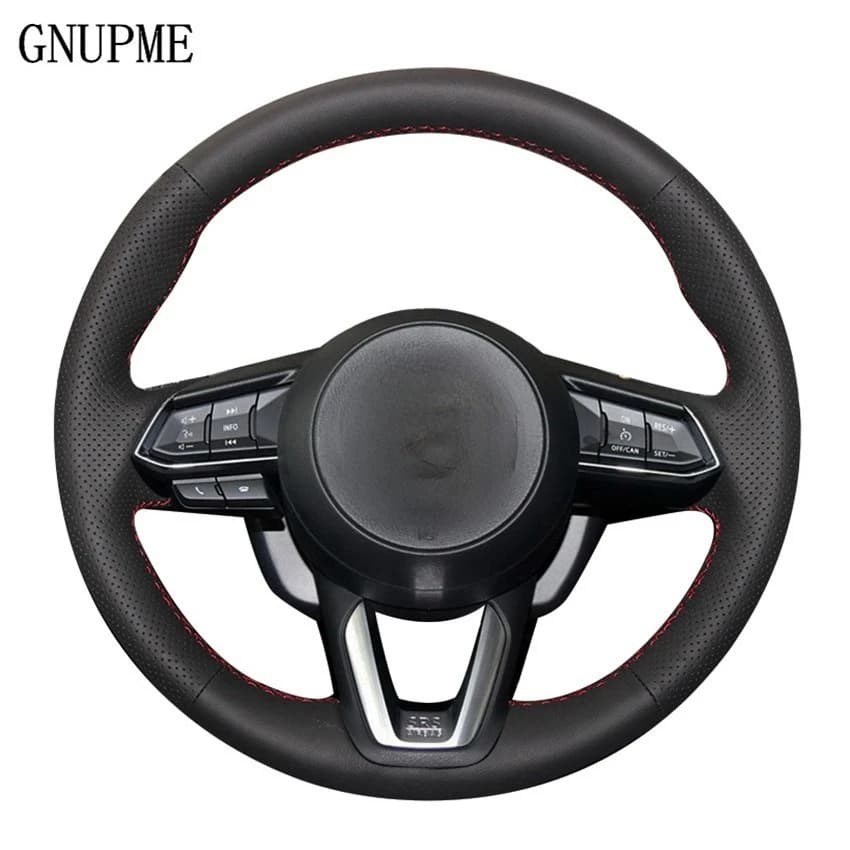 Black Leather Car Seat Cover for Mazda CX-3 CX3 CX-5 CX5 2017 2018