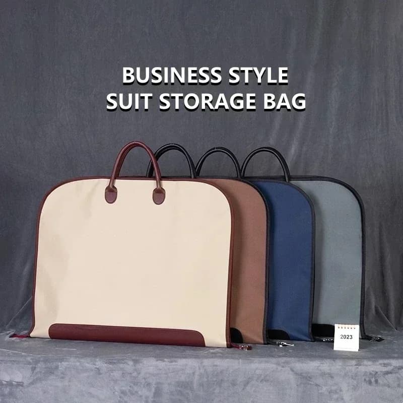 Borsa per copriabito impermeabile premium con manico Borsa per indumenti protettiva antipolvere per custodia per abiti