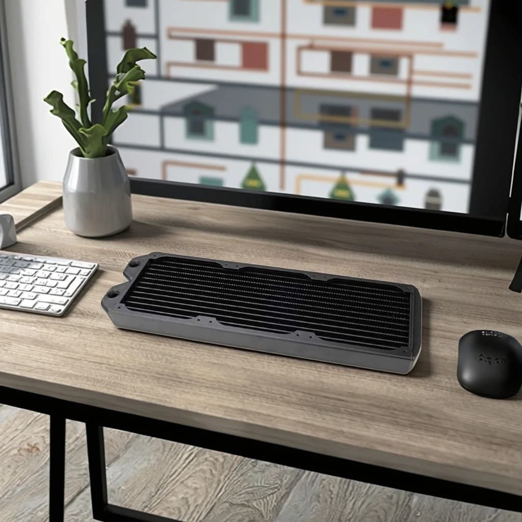 OCOCOO 360 MILLIMETRI Radiatore 120 millimetri Rame G1/4 Filo FAI DA TE Computer Sistema di Raffreddamento Ad Acqua per PC Portatile Efficace CPU Dissipazione del Calore