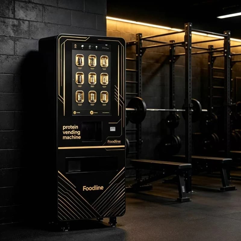 Gym Protein Powder Vending Machine with Auto Cup Covering Auto Cup Cover Protein Vending Machine for Gym Use