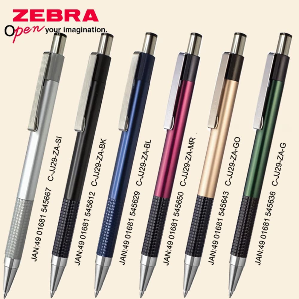 1 pz giappone ZEBRA Gel Pen GJ-301 metallo 0.5mm penna nera C-JJ29-ZA Push Type portatile Business Office cancelleria materiale scolastico