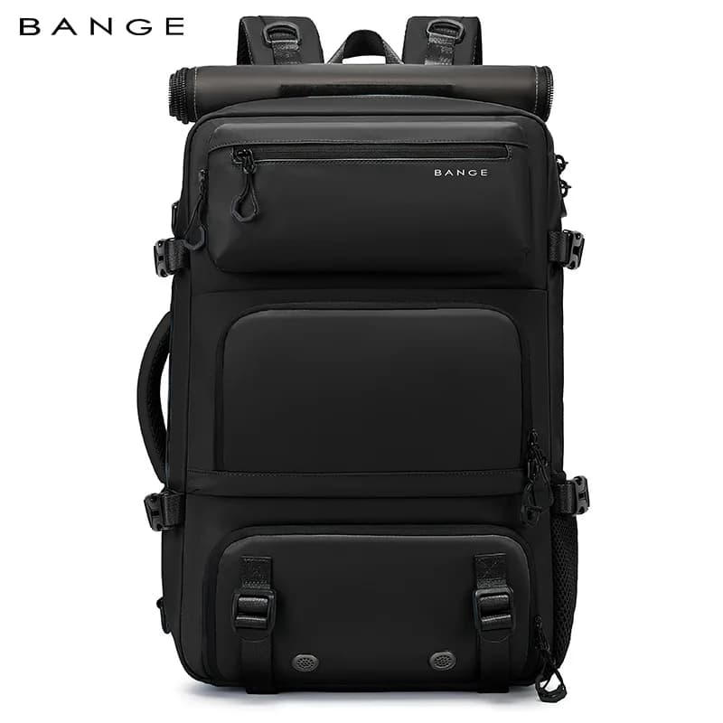 Bange 16 Inch Laptop Backpack Vacuum Compression Backpack Business Large Capacity School Backpack Expand Outdoor Backpack
