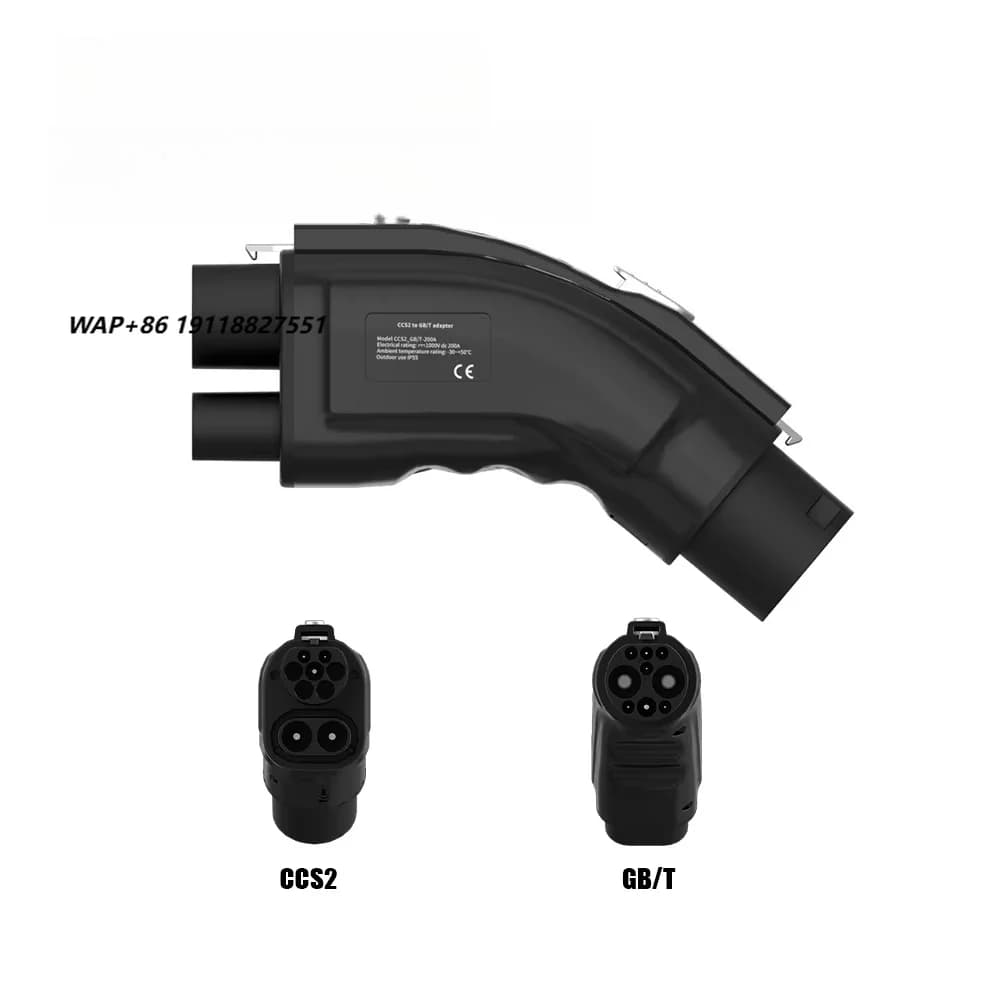 CCS2 to GB/T EV Fast Charging Plug DC EV Charger Connector Ccs2 to Gbt Adapter 400A EV Converter for New Electric Vehicle