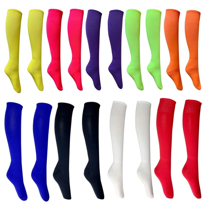 Breathable Football Socks for Open Sports, Lunghe Socks Above the Ginocchio for Rugby, Volleyball, Baseball, Hockey, for Adults
