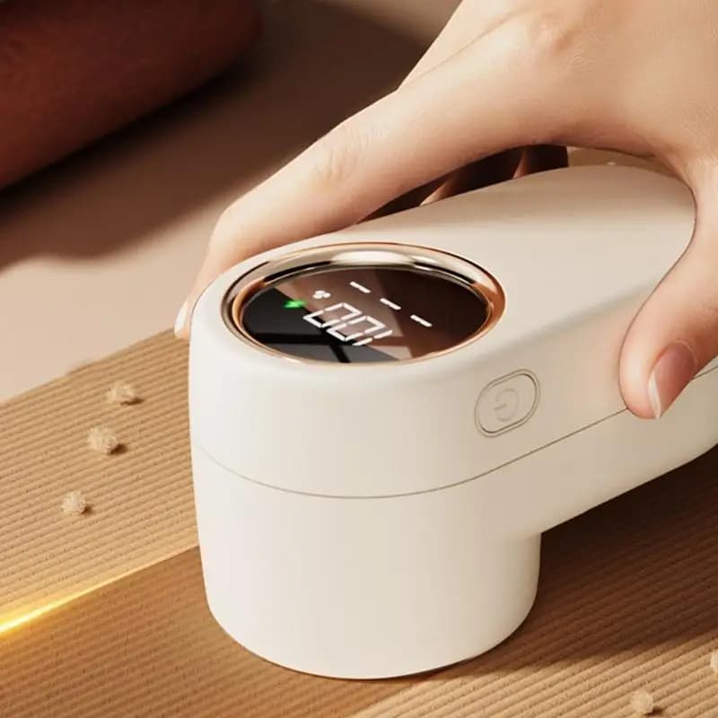 Fabric Shaver Rechargeable Lint Shaver with Digital Display Portable Fuzz Remover for Clothes, Sweaters, Furniture
