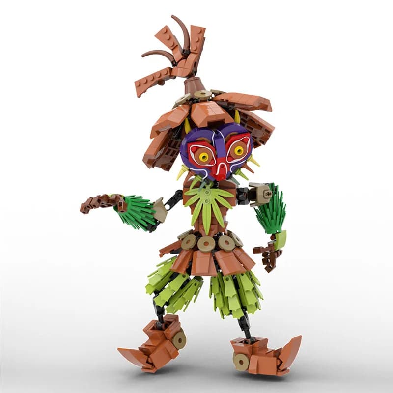2024 Zeldaed Majoras Maschera Teschio Kid Action Figure Building Blocks Modello Kit Breath Wild Monster Mattoni da collezione Giocattolo Regalo per bambini