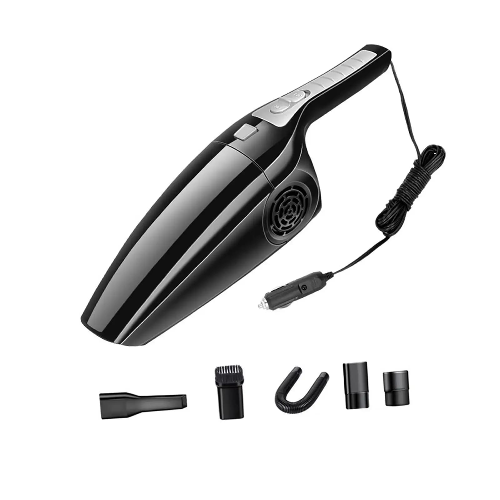 Aspirapolvere con Cavo e Multi-Accessori, Soffiatore d'Aria, Prestazioni Stabili, Aspirapolvere Portatile per Auto, Camper e Interni Auto