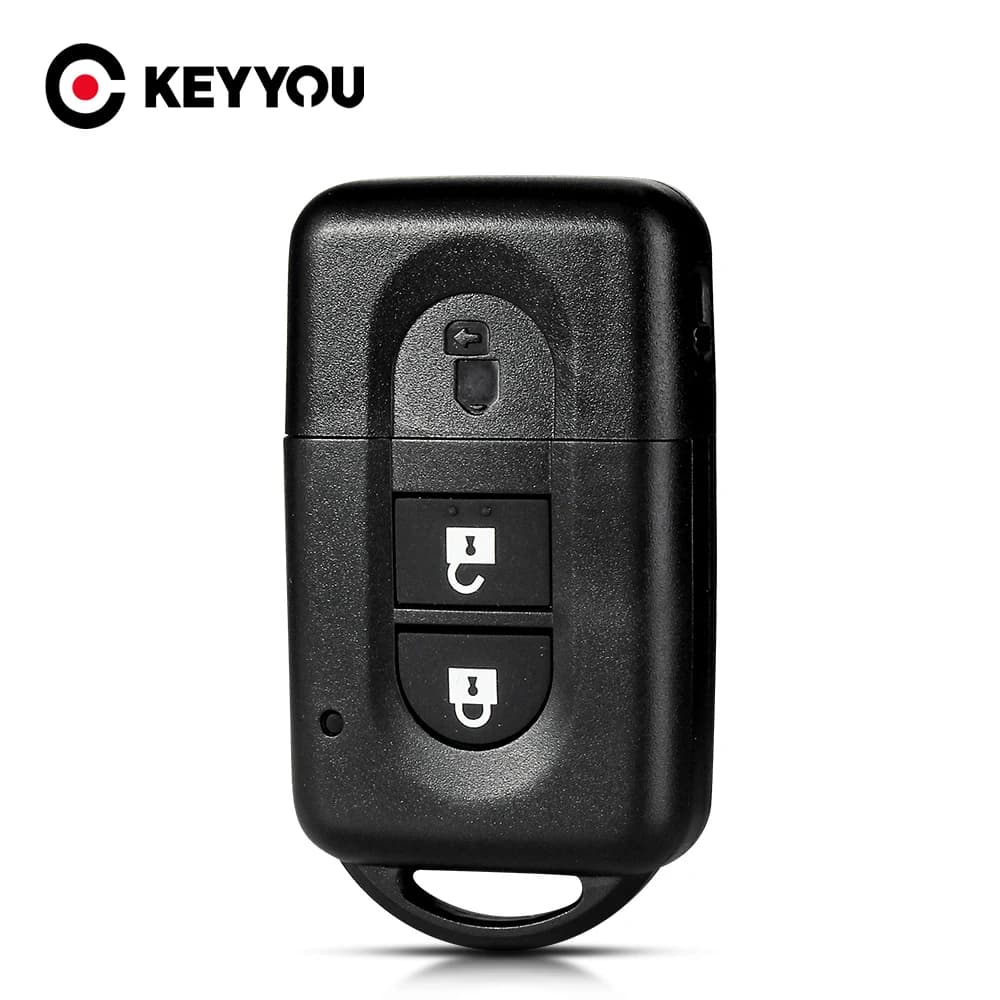 KEYYOU Sostituzione Chiave A Distanza Dell'automobile Smart Case per Nissan Qashqai X-Trail MICRA Nota Pathfinder 2 Bottoni Chiave Borsette caso