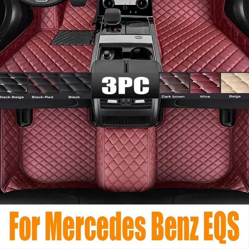 Tappetini per bagagliaio di un'auto per Mercedes Benz EQS Accessori 2022 2023 2024 Cuscino di protezione antigraffio impermeabile Cuscinetto di stoccaggio in TPE
