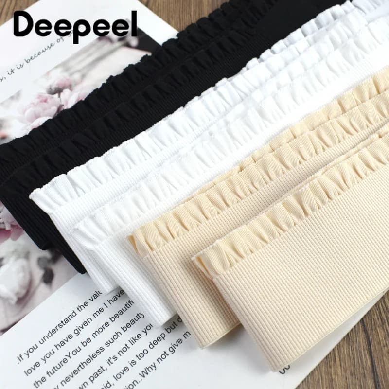 5/8/10 Metri 60mm Morbida Increspato Fasce Elastiche Vestiti Cintura Decor Nastro Elastico Biancheria Intima Reggiseno Cinghia Elastico Accessori Per Cucire