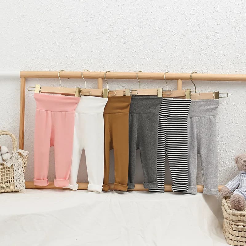 Leggings Capispalla Pantaloni Abbigliamento per bambini Carino Abbastanza Primavera Autunno Stile Neonato Stile occidentale Versione coreana Neonati a vita alta