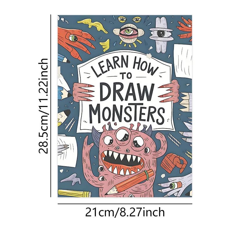 Quaderno da disegno per bambini Manuale di istruzioni di decomposizione passo dopo passo Libro da colorare artistico