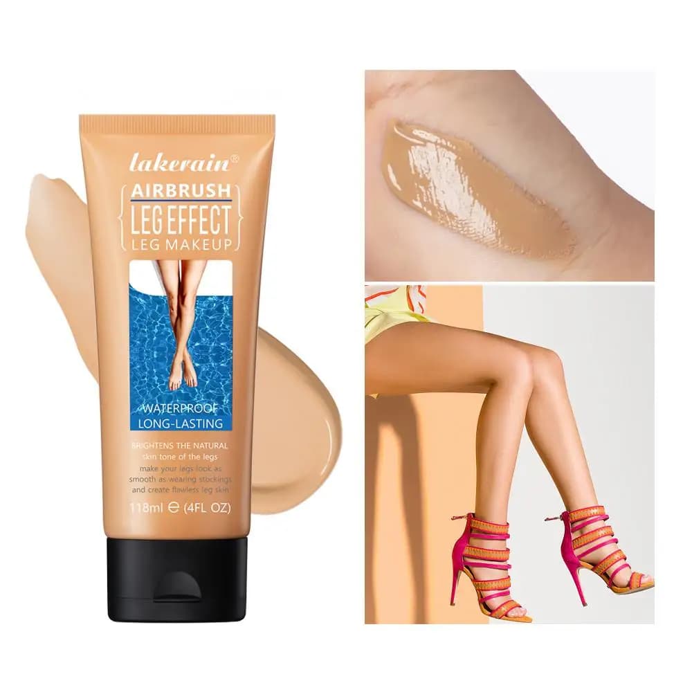 118Ml/4Fl oz Trucco per le gambe Marrone dorato Evidenzia le gambe Liquido Trucco per le gambe Bronzer per il corpo Tendoni senza sole