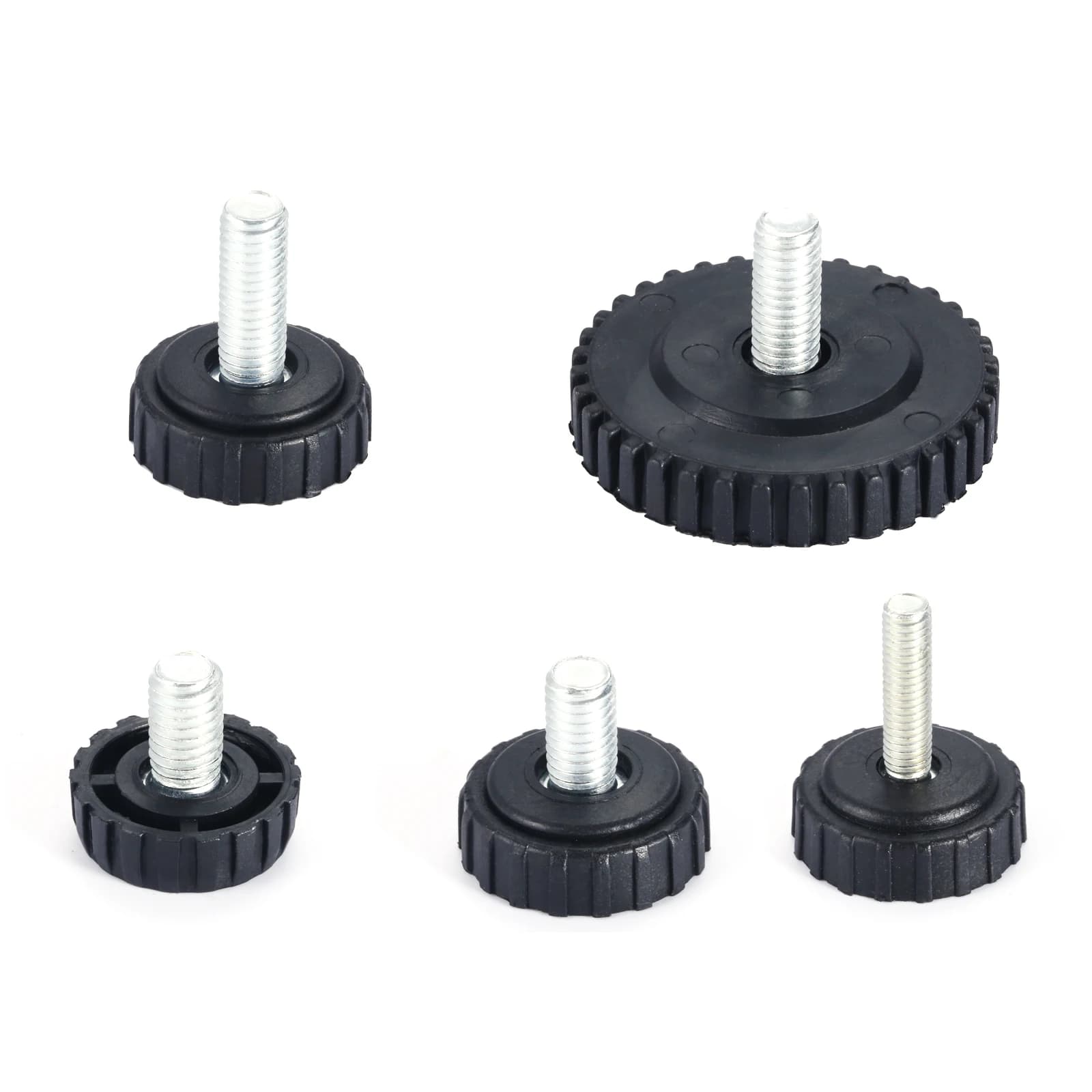 10 pz M6 M8 vite su mobili Glide livellamento piede diametro regolabile tavolo di casa scrivania Glide gamba livellatore livellamento regolazione del piede