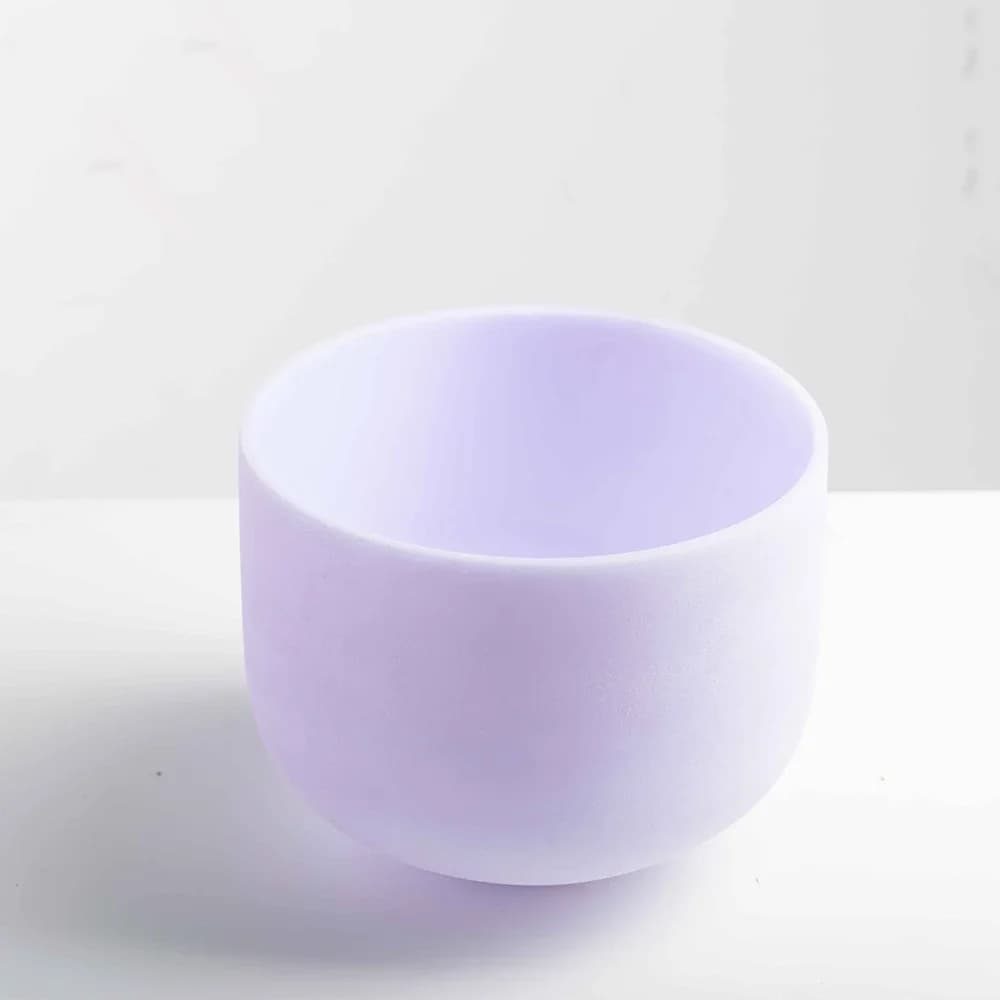 STAR LINKUP 10 Inch Amethyst Gemstone Fusion Crystal Singing Bowl for Sound Meditation 440Hz/432Hz Includes Beige Storage Bag