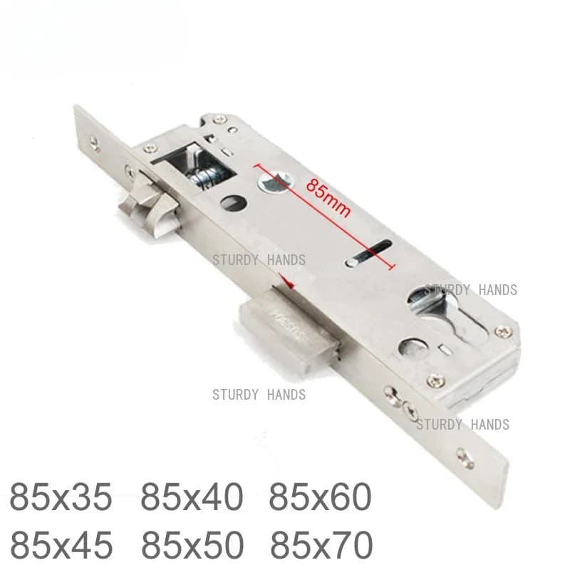 Stainless steel door lock body 85x40 8545 5085 85x60 intelligent fingerprint lock special size handle lock