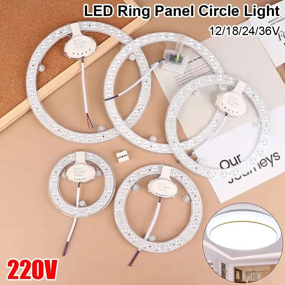 1 pz durevole bordo Blubs pannello cerchio luce 220 V 12 W 18 W 24 W 36 W LED anello luminoso rotondo modulo LED sostituzione della lampada