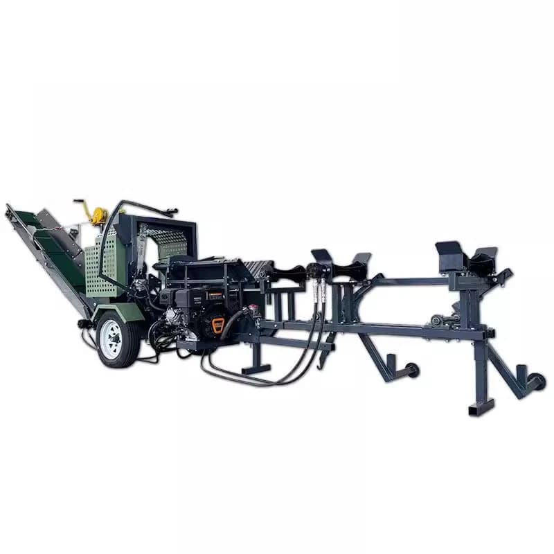 Firewood Manual Firewood Processor Hydraulic Automatic Spool Machine 15HP Combined Saw Separator (personalized)