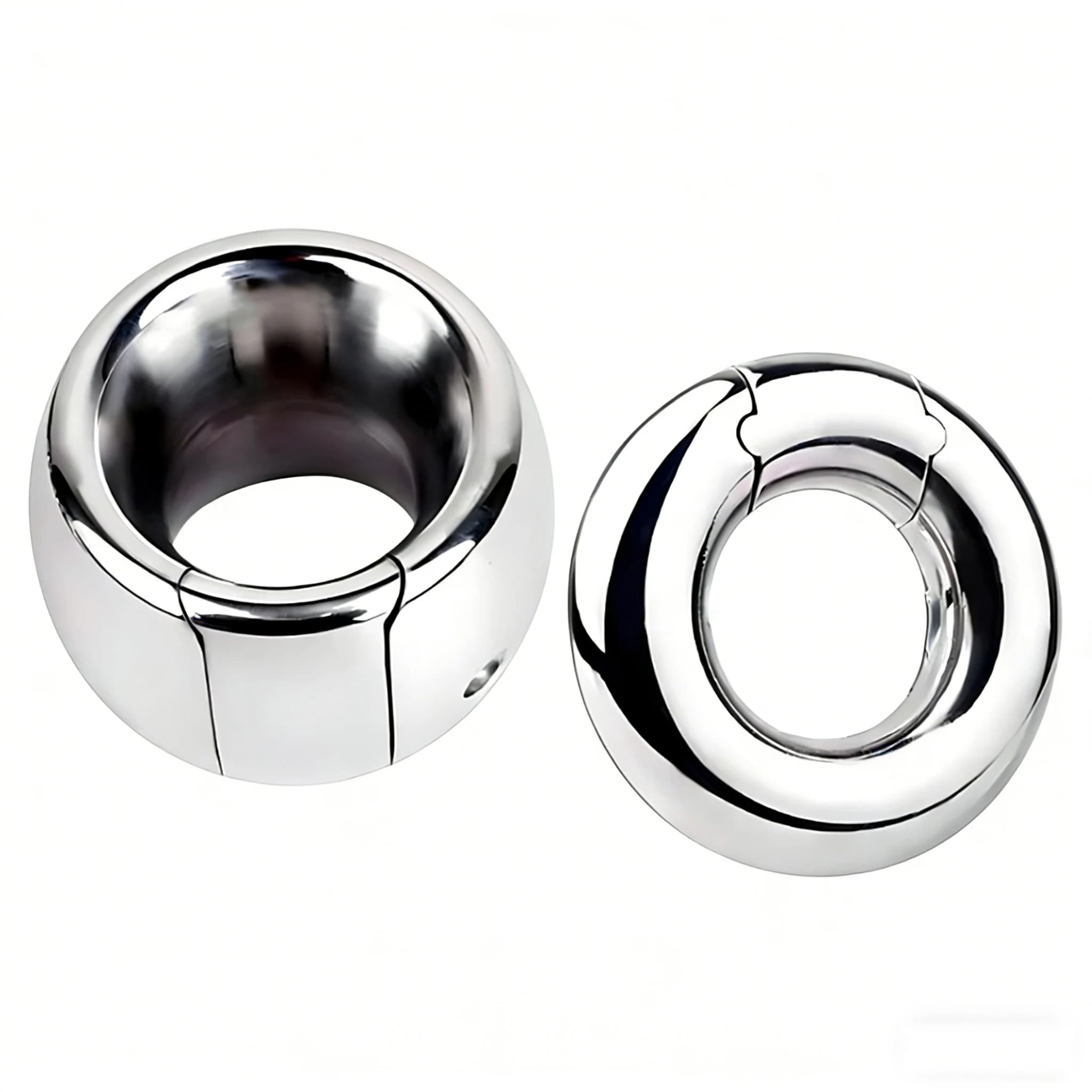 FRKO Weight Stainless Steel Penis Ring Ball Bearing Ritardo Durable Penis Ring Result Rings for Scrotum Erotic Toys for Men 18