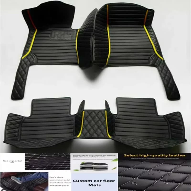 5D Leather Waterproof Custom Car Car Mats for Ford Kuga Escape 2012-2023 Years Car Cover for Coche Accessories