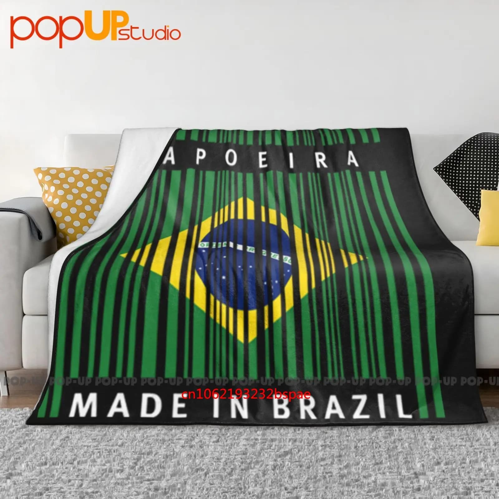 Capoeira Made In Brazil Coperta ultra morbida trapunta invernale Copridivano Copriletto