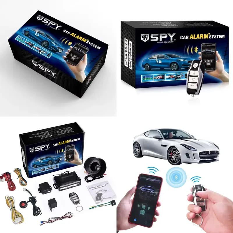 Brand For SPY Universal Car Alarm System with Keyless Entry & Remote Start App Control for Camry Corolla Escape Polo