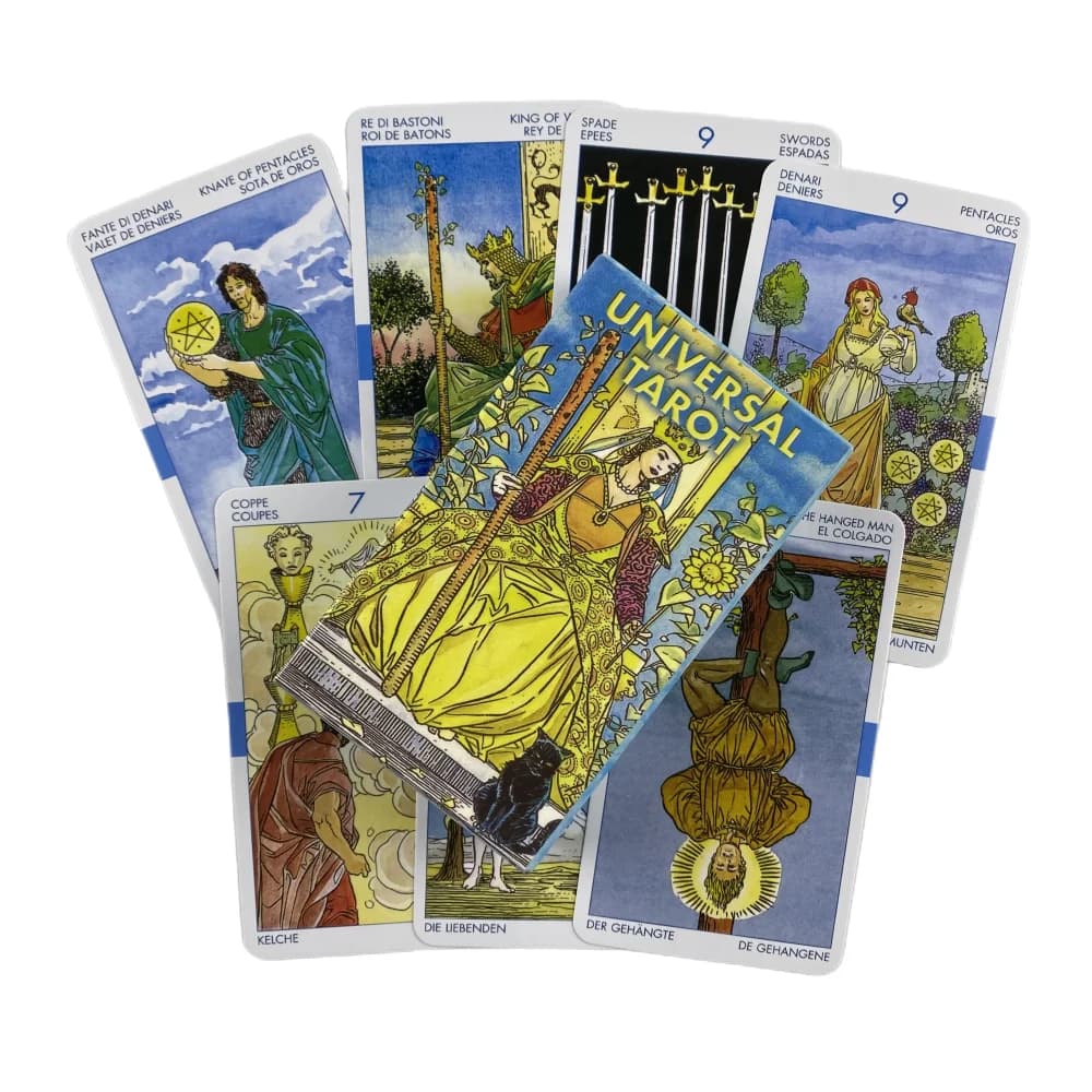 Carte dei tarocchi Universal Rider Un mazzo da 78 Oracle English Visions Divination Edition Borad Playing Games