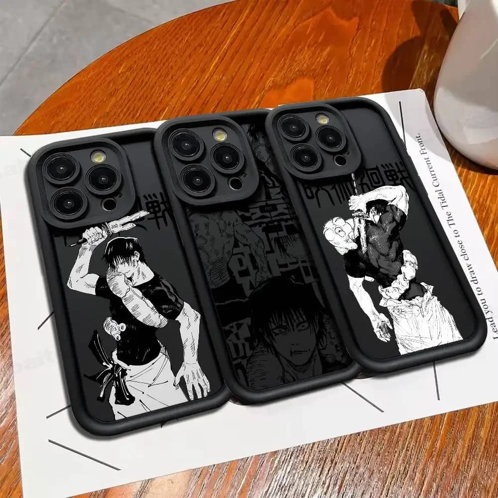 J-Jujutsu Toji Kaisen F-Fushiguro Custodia per telefono in silicone per iPhone 17 Air 17 16 15 14 13 12 11 Plus Pro Max Custodia morbida antiurto